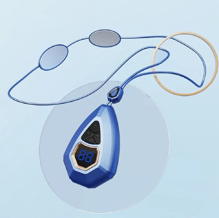 Smart Neck Massager EMS Pulse Heating Pendant Cervical Spine Massage Deep Tissue Neck Protector Pain Relief Health Care Tool (random color)