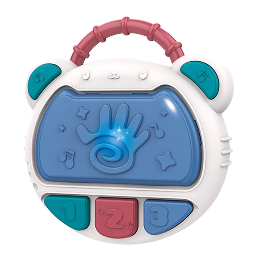 Flash Drum Toy for Kids - Early Education Drums Piano Musical Instrument Baby Toys Baby Hand Drum Toy Baby Flash Drum With Lights And Music Babies Drum Clap Music Hand Drum Children Preschool Early Development Toy Rs 565