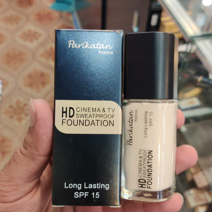 Parikatan Sweatproof Foundation Long Lasting Smooth Finish With SPF 15 Professional Makeup Base (25ml)