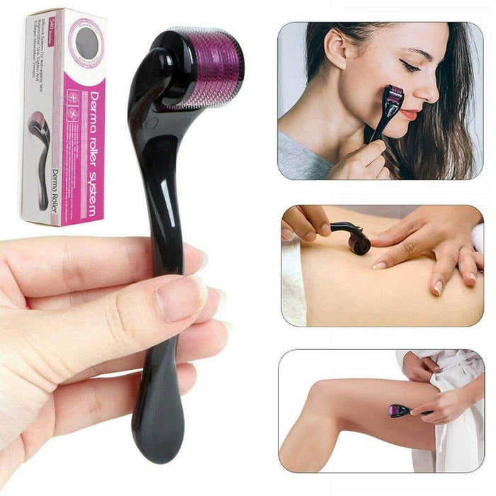 Derma Roller 0.5mm Micro Needle for Skin Care, Hair Growth, Acne Scars & Anti-Aging