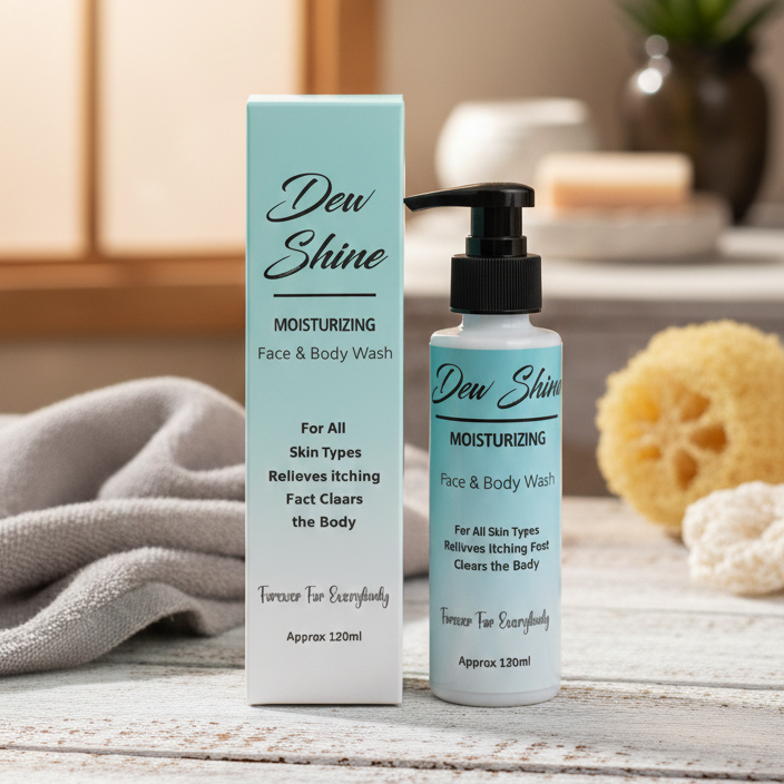 Dew Shine | Daily Radiance Boosting Moisturizing face and body wash (All Day Hydration) 120 ML Rs 948