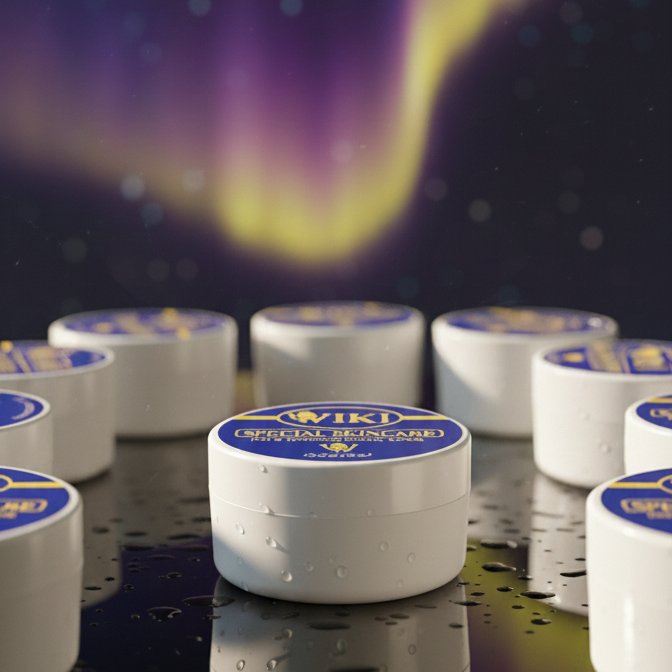 WIKI Night Cream – Black & Blue Edition | Deep Repair, Whitening, Anti-Aging & Moisturizing Night Treatment for Bright, Smooth, Glowing Skin black colour