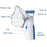 Mesh Nebulizer Battery Operated Silent Operation Compact Design Perfect Choice For Daily Breathing And Health Care Needs